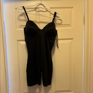 Black Bodysuit with Adjustable Straps